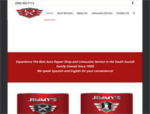 Tablet Screenshot of jimmysautoservices.com